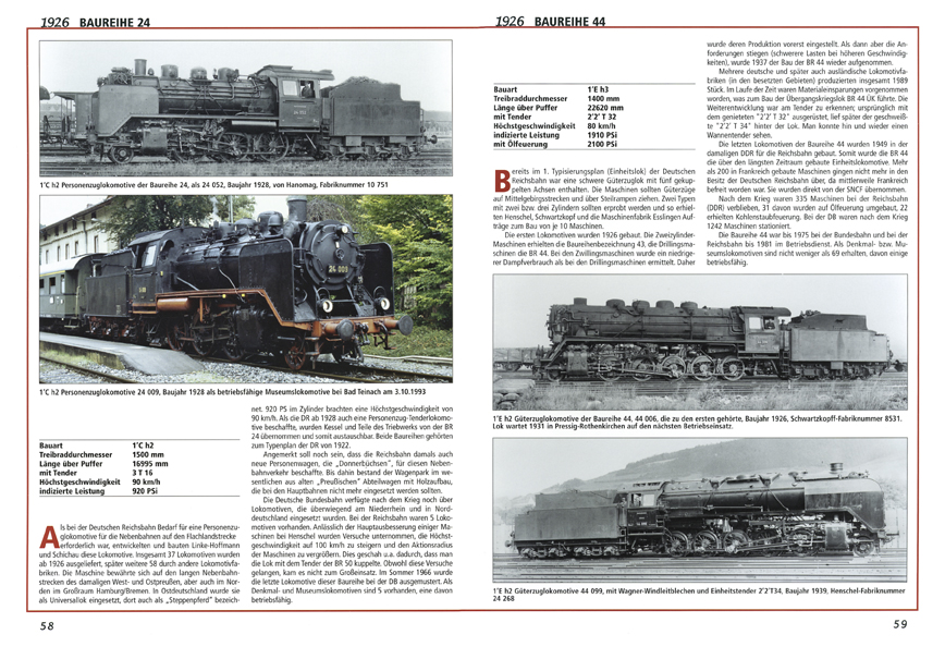 Lothar Spielhoff: Lokomotiven