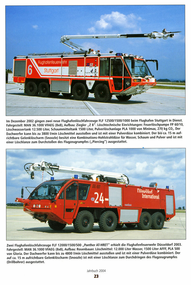 Jahrbuch Feuerwehrfahrzeuge 2004