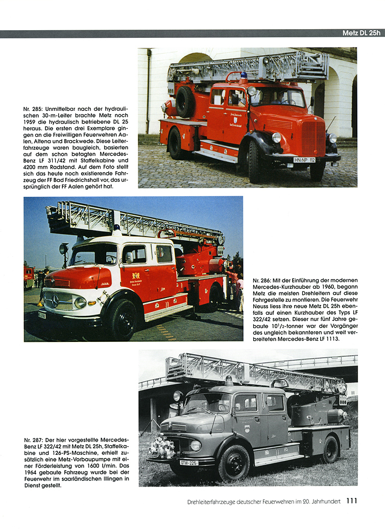 Drehleiterfahrzeuge deutscher Feuerwehren