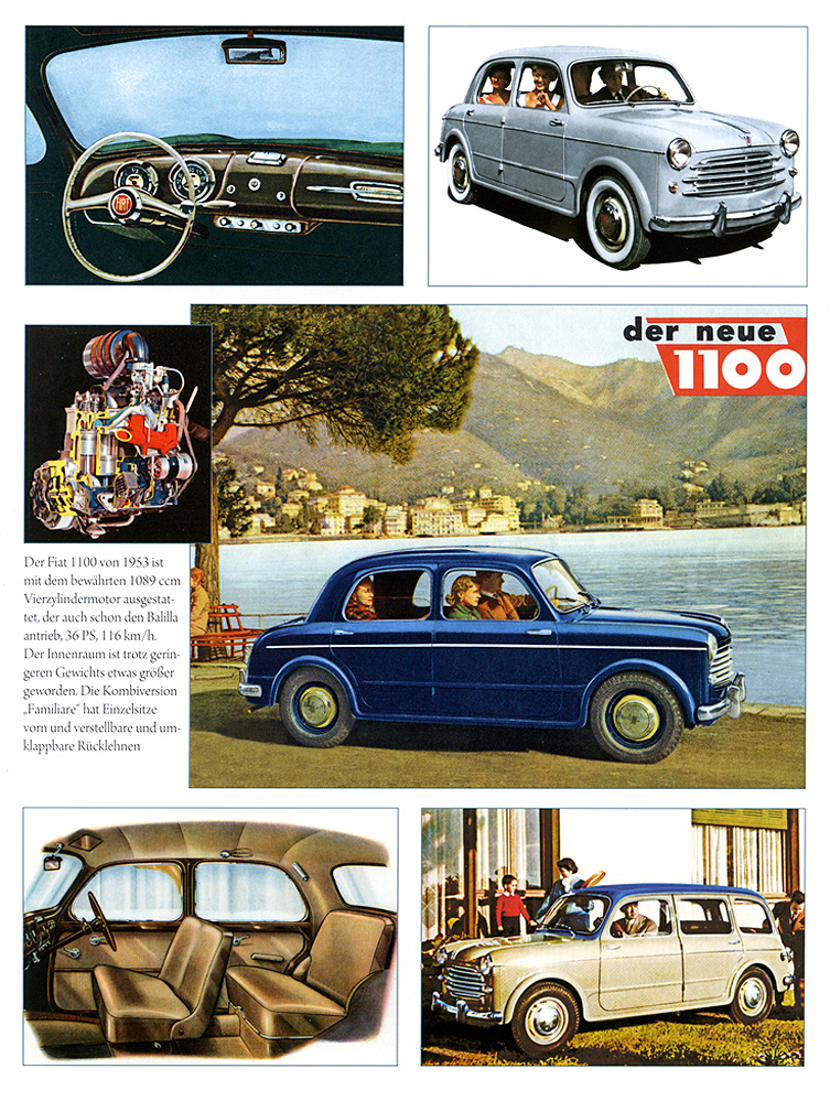 Fred Steininger: Fiat Personenwagen
