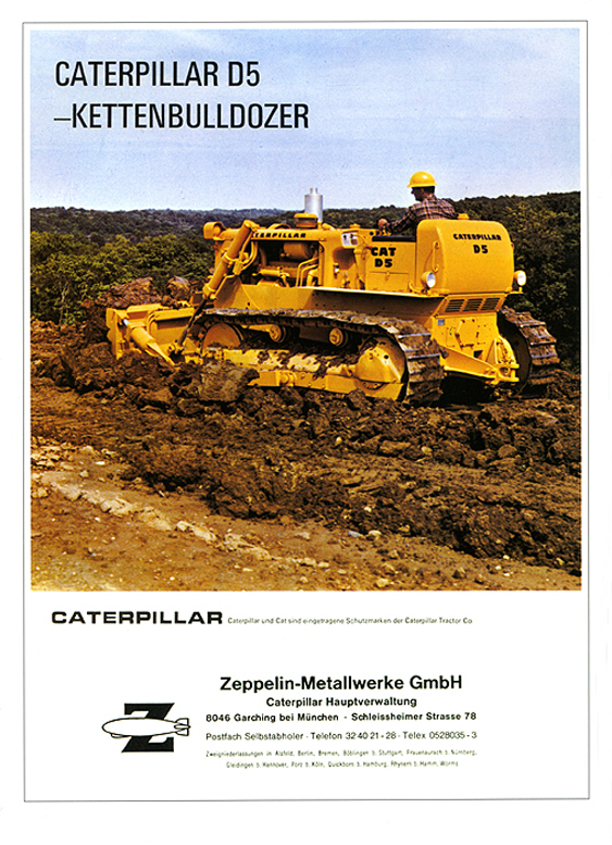 Cohrs: Caterpillar Bulldozer-Prospekte