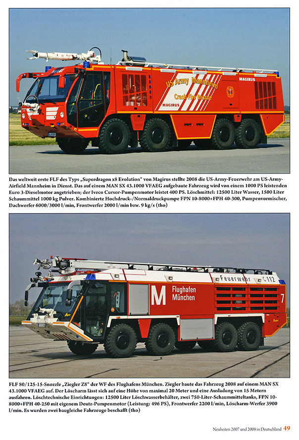 Jahrbuch Feuerwehrfahrzeuge 2009