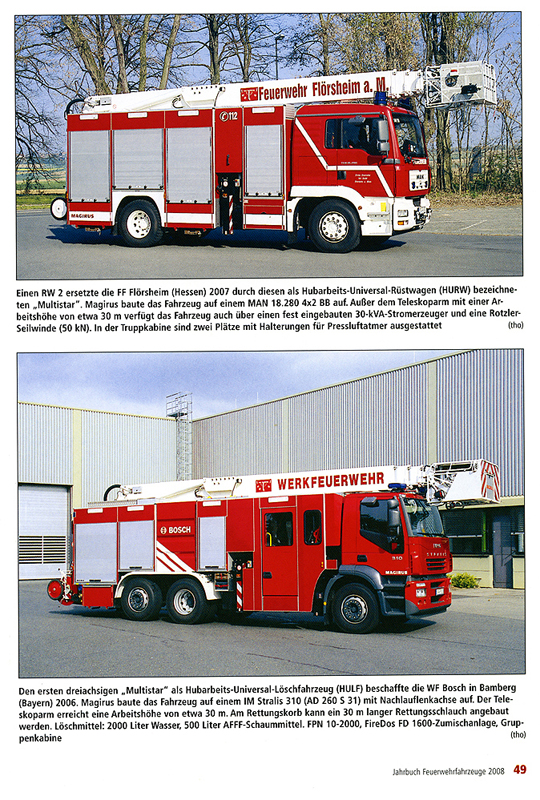 Jahrbuch Feuerwehrfahrzeuge 2008