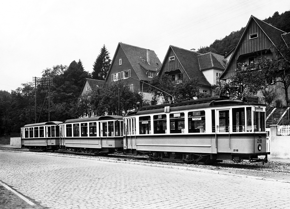 Fotoalbum der Maschinenfabrik Esslingen: Straßenbahnen und Seilbahnen