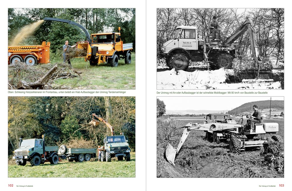 Der Unimog im Forstbetrieb: 2 Wegebau und anderes