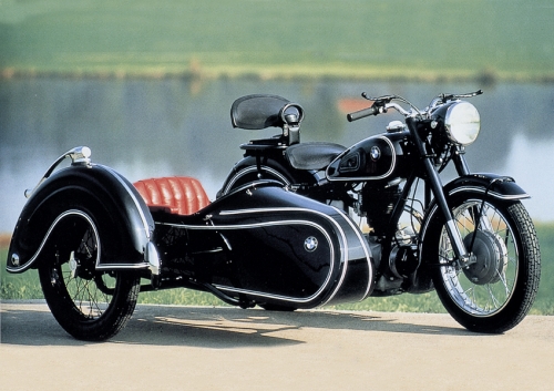 BMW Motorräder aus neunzig Jahren