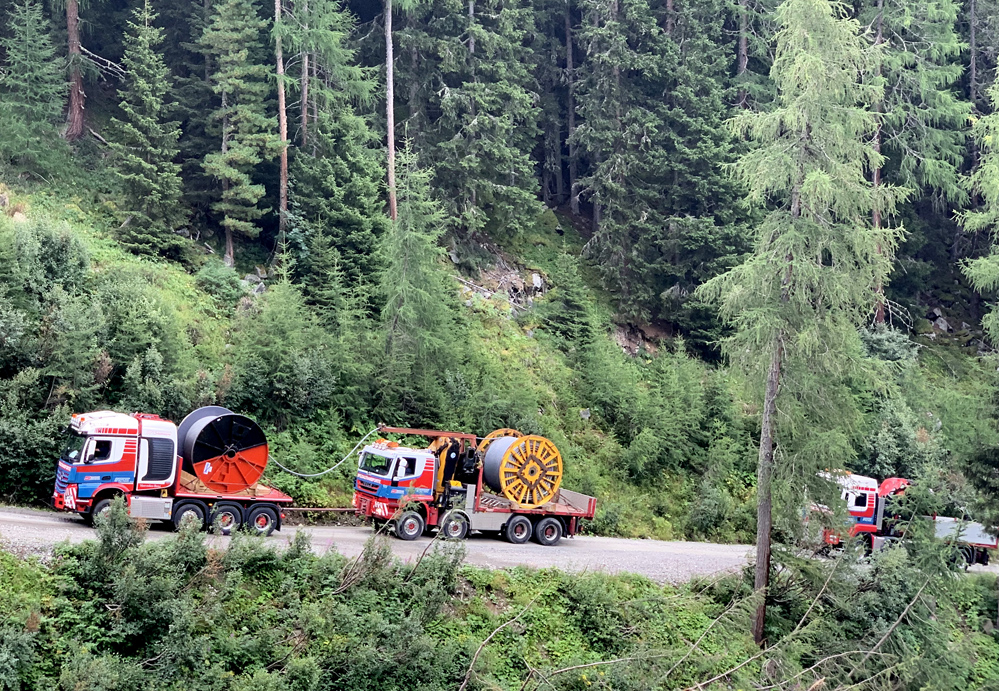 Drahtseilschwertransporte im Hochgebirge Band 2
