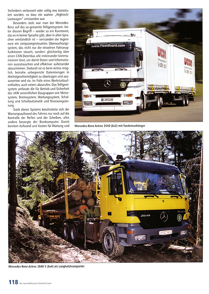 DaimlerChrysler – Die Lastwagen