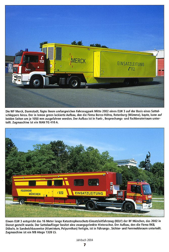 Jahrbuch Feuerwehrfahrzeuge 2004