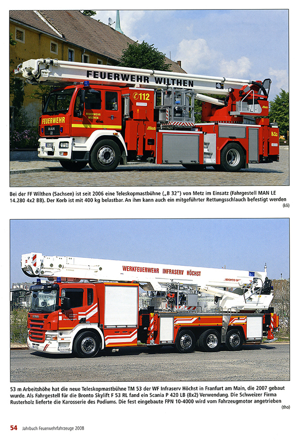Jahrbuch Feuerwehrfahrzeuge 2008