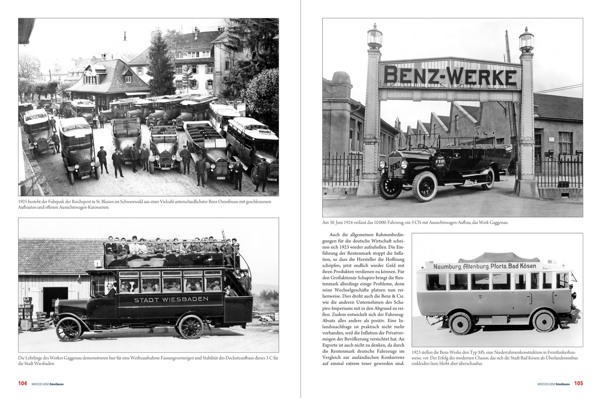 Mercedes-Benz Omnibusse, Erster Band